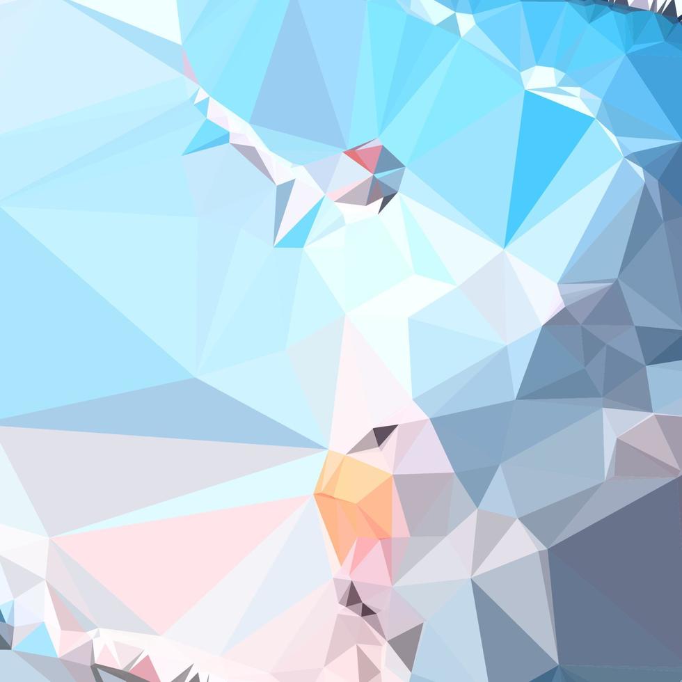 Air Superiority Blue Abstract Low Polygon Background vector