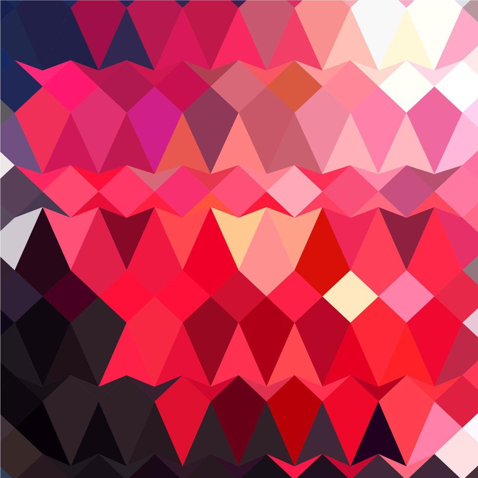 Alizarin Crimson Abstract Low Polygon Background vector