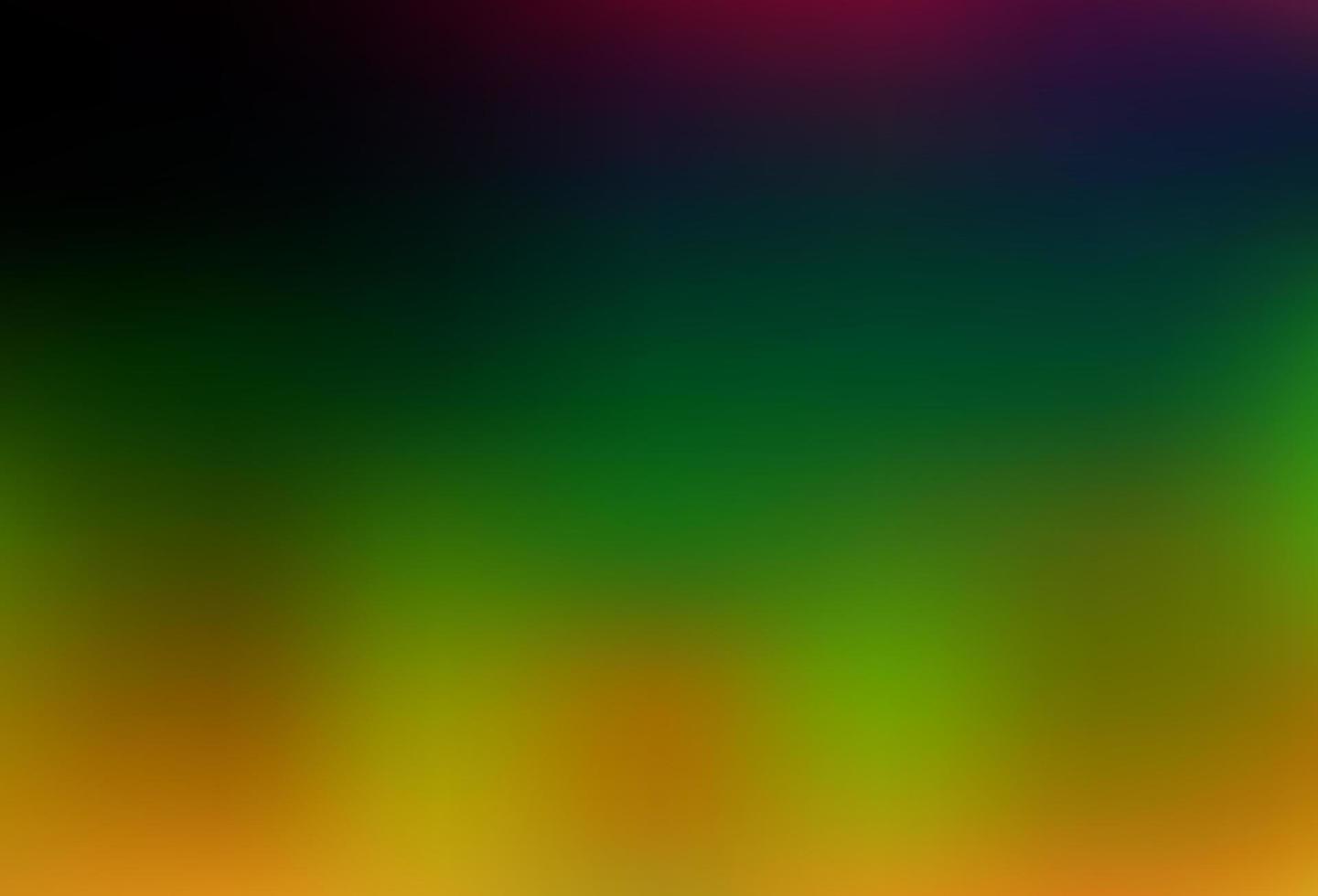 Dark Multicolor, Rainbow vector blurred and colored background.