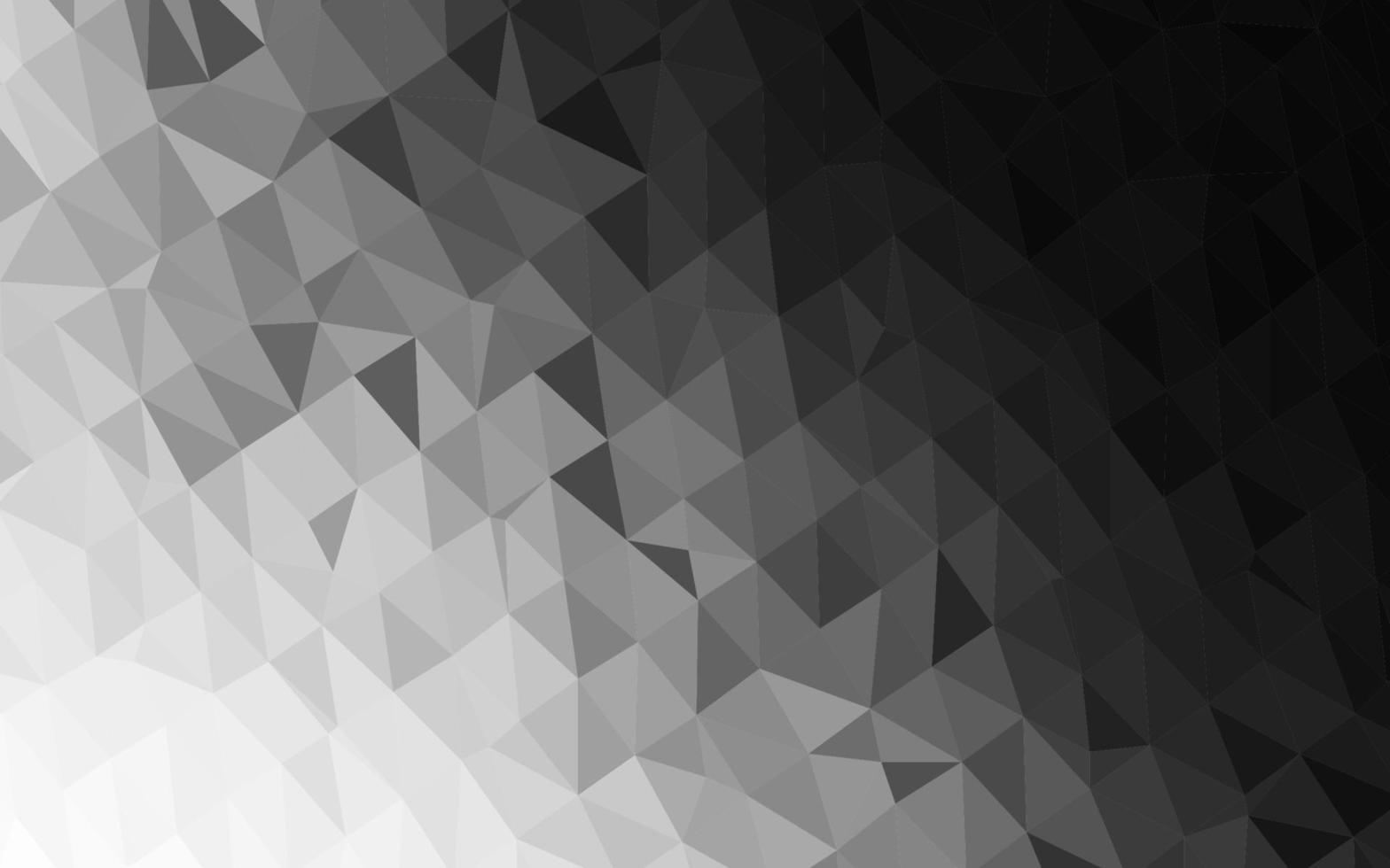 Dark Silver, Gray vector polygonal template.