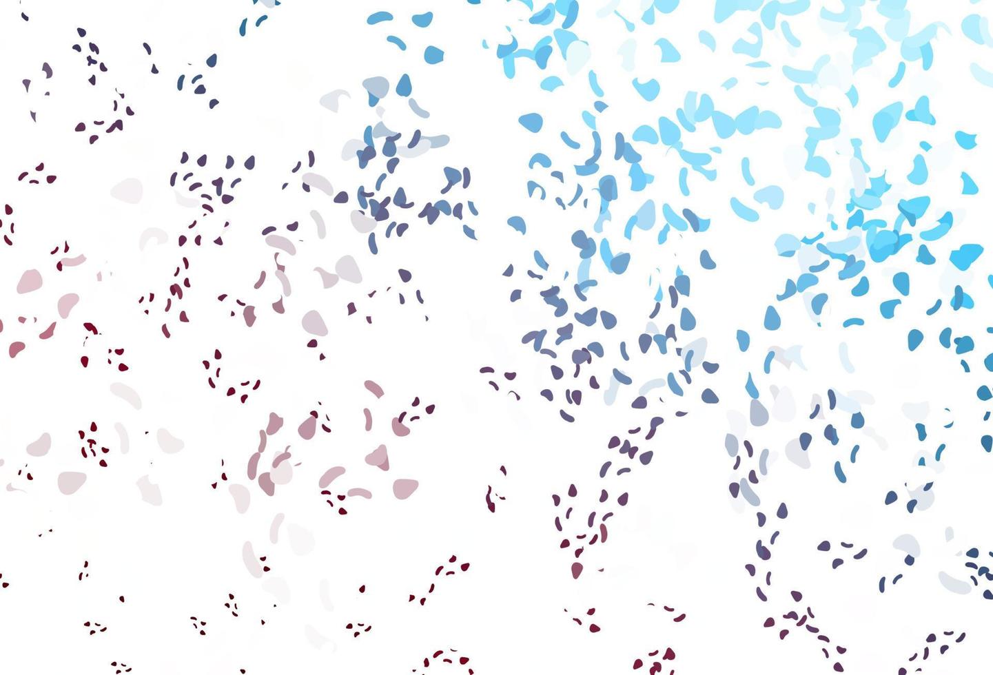 Light blue, red vector backdrop with abstract shapes.