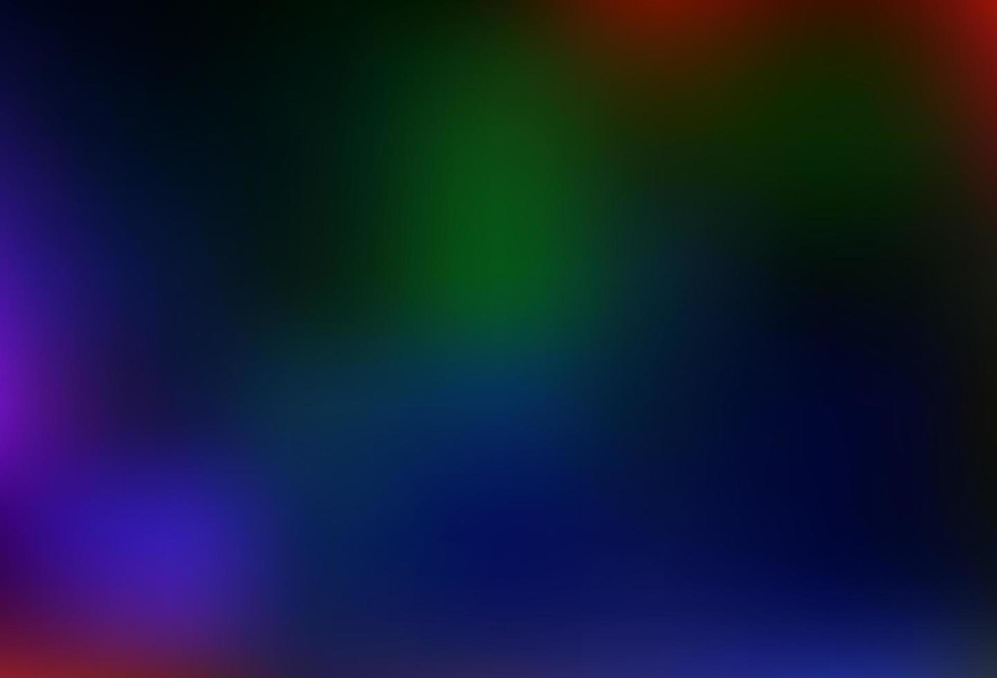 Dark Multicolor, Rainbow vector abstract blurred background.