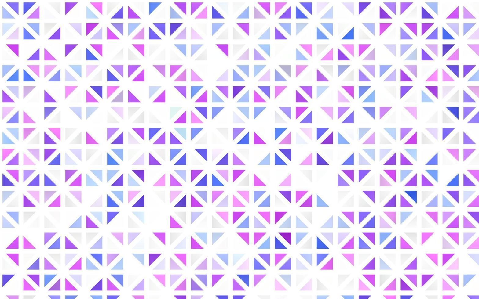 Light Pink, Blue vector seamless cover in polygonal style.