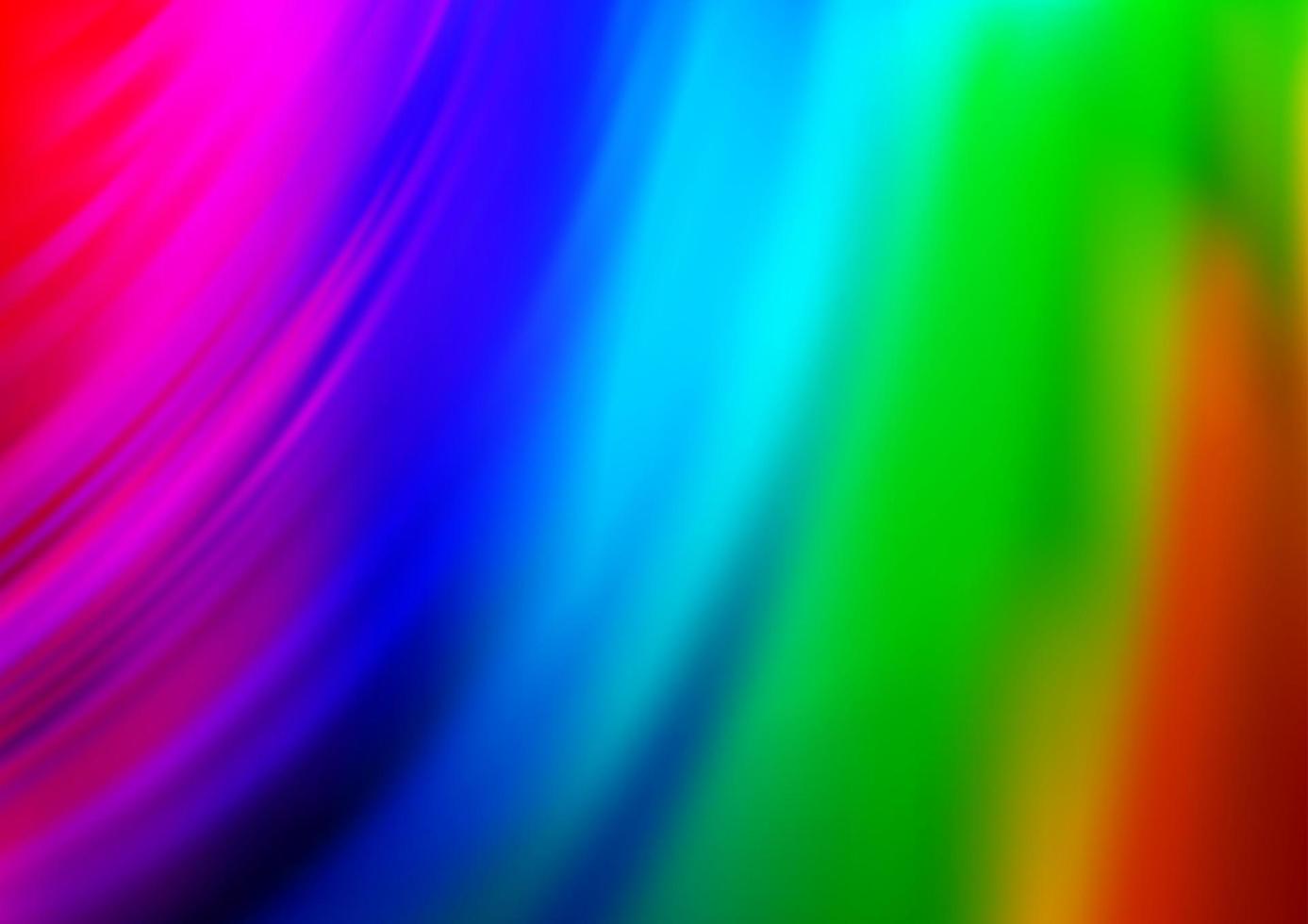 Light Multicolor, Rainbow vector template with lines, ovals.