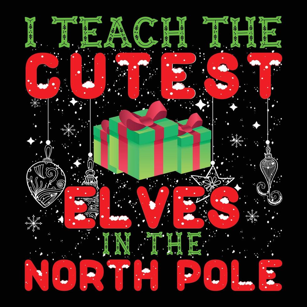 Christmas T-shirt Design Print Ready File Vector