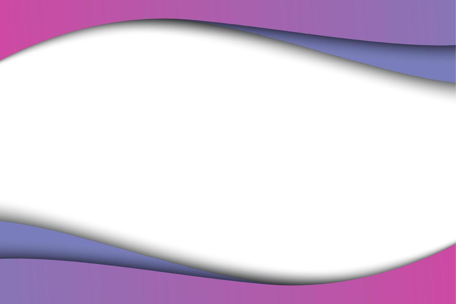 Modern curve frame design for business vector