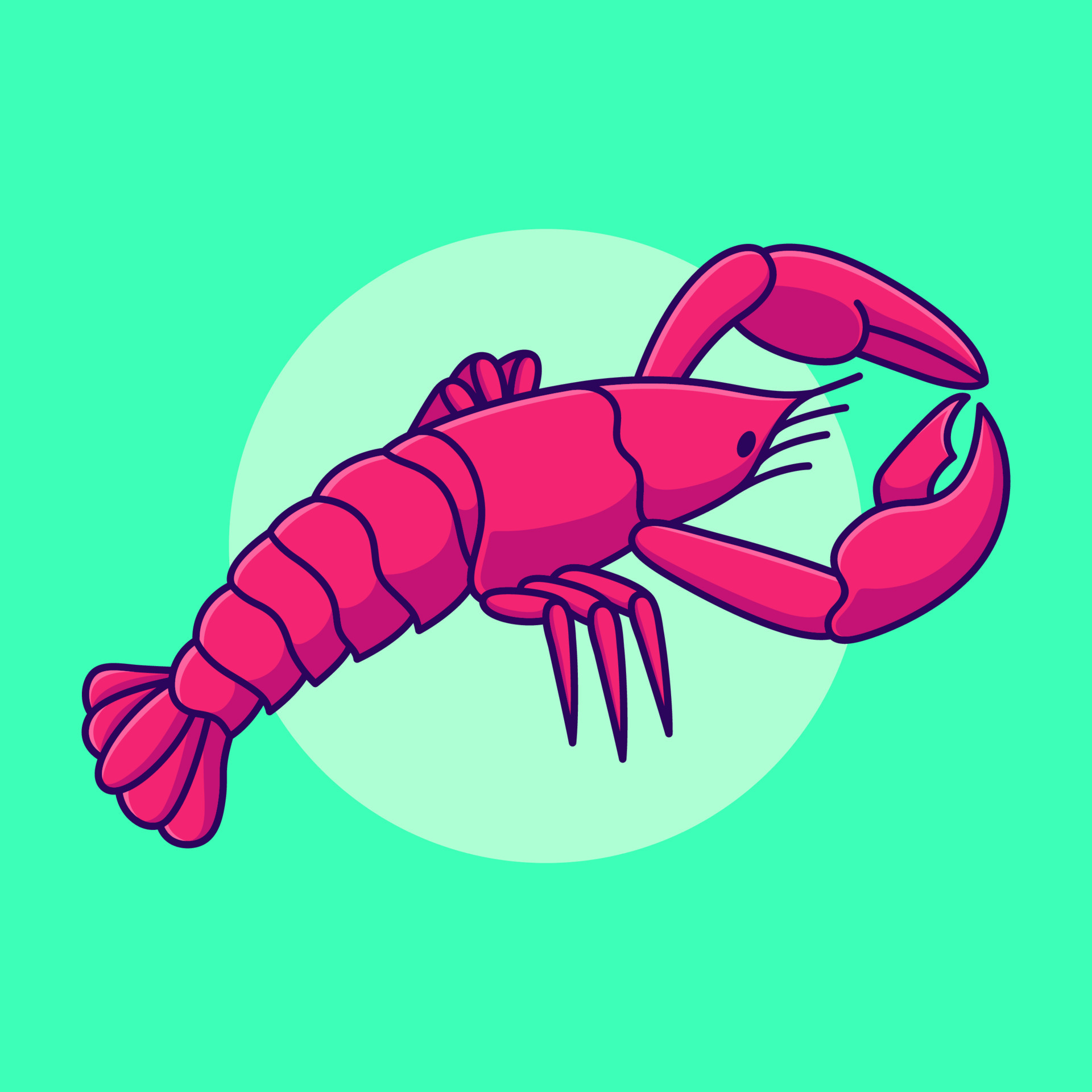 cute lobster drawing vector cartoon illustration 11886753 Vector ...