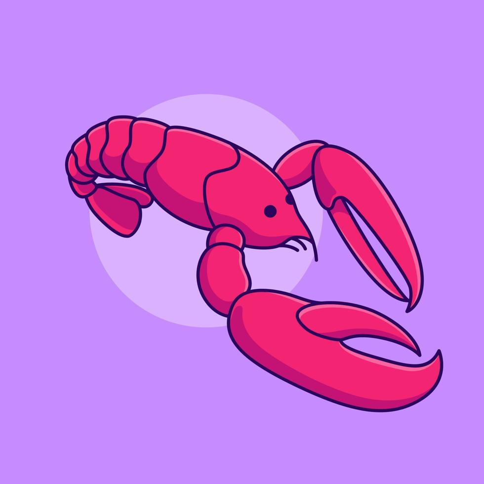 cute lobster drawing vector cartoon illustration 11886755 Vector ...