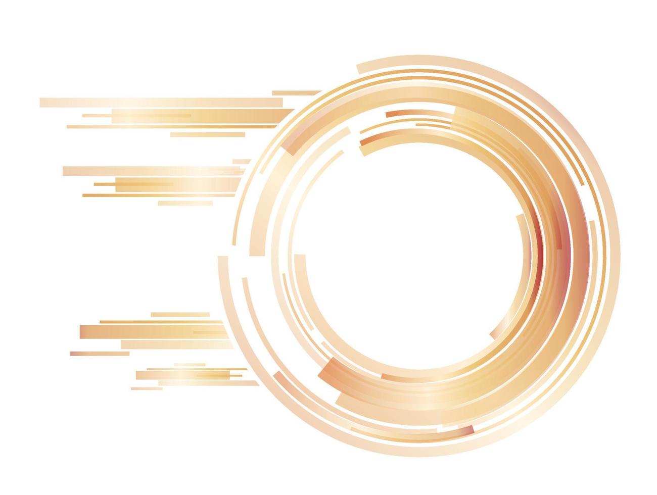 Circle Graphics art Geometric art. Design element vector