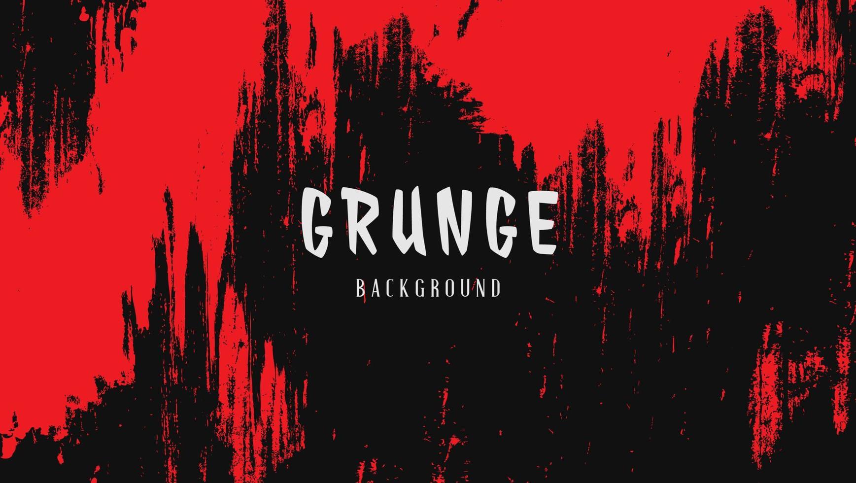 Abstract Black Red Grunge Texture Background Design vector