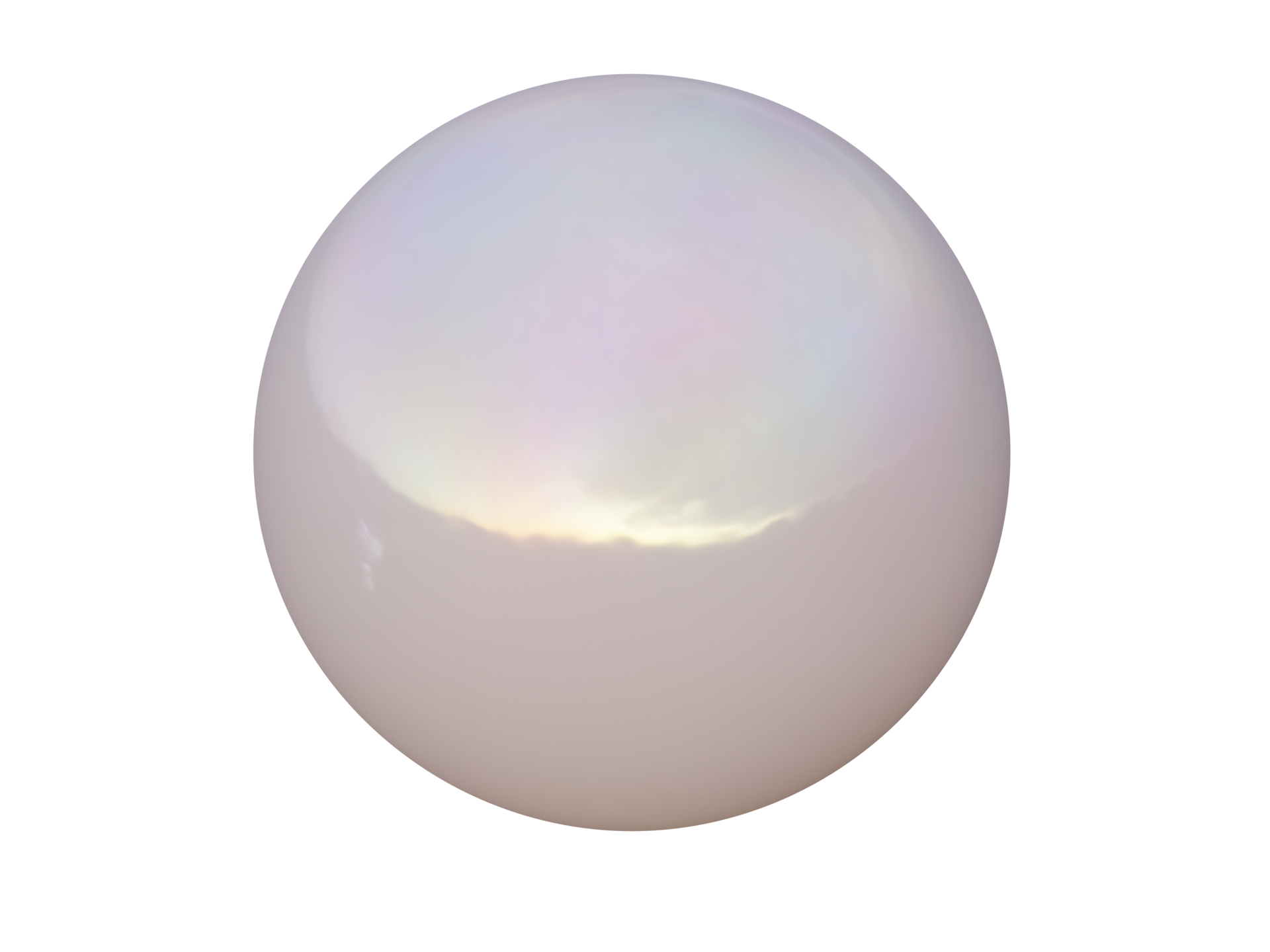 Realistic Pearl. 3d render 11887112 PNG