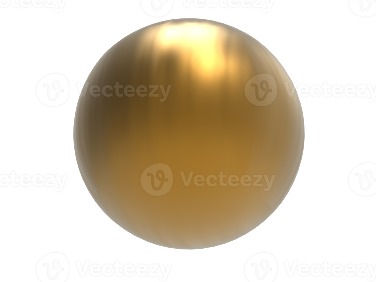 Bronze matte sphere. png