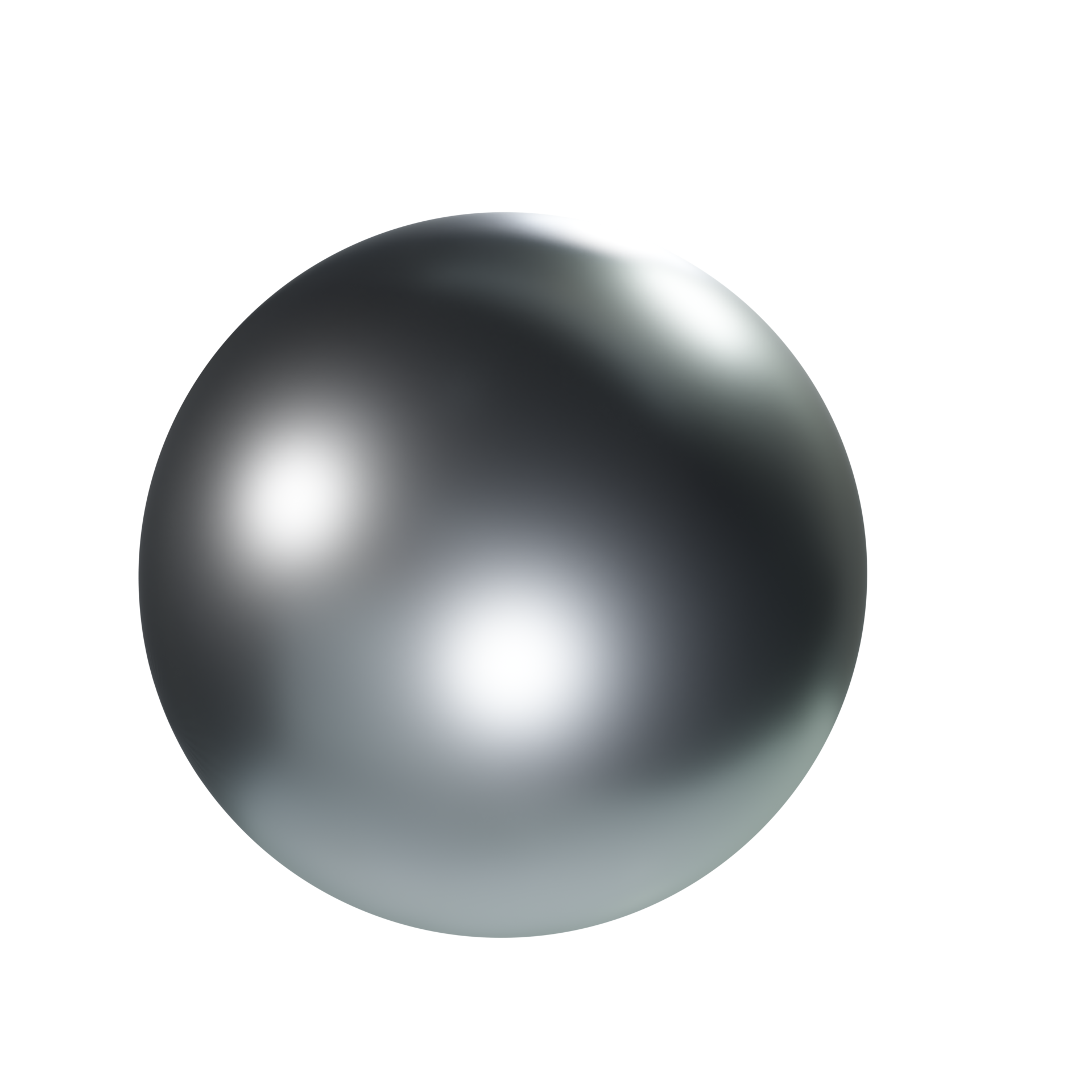 Black metal ball. 11887140 PNG