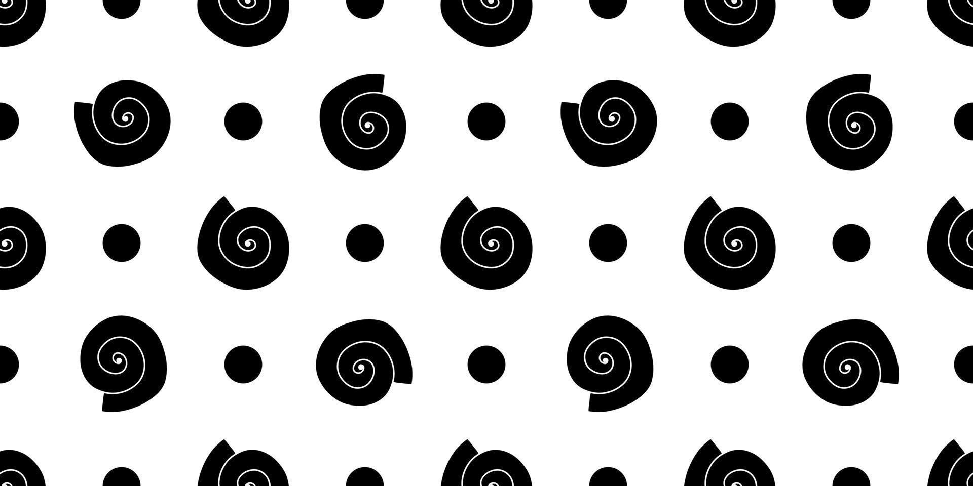 Vector seamless pattern. Line art sketch seashells. Isolated background. Decoration symbol of health calcium. Summer, sand and beach design. Repetitive ornament.