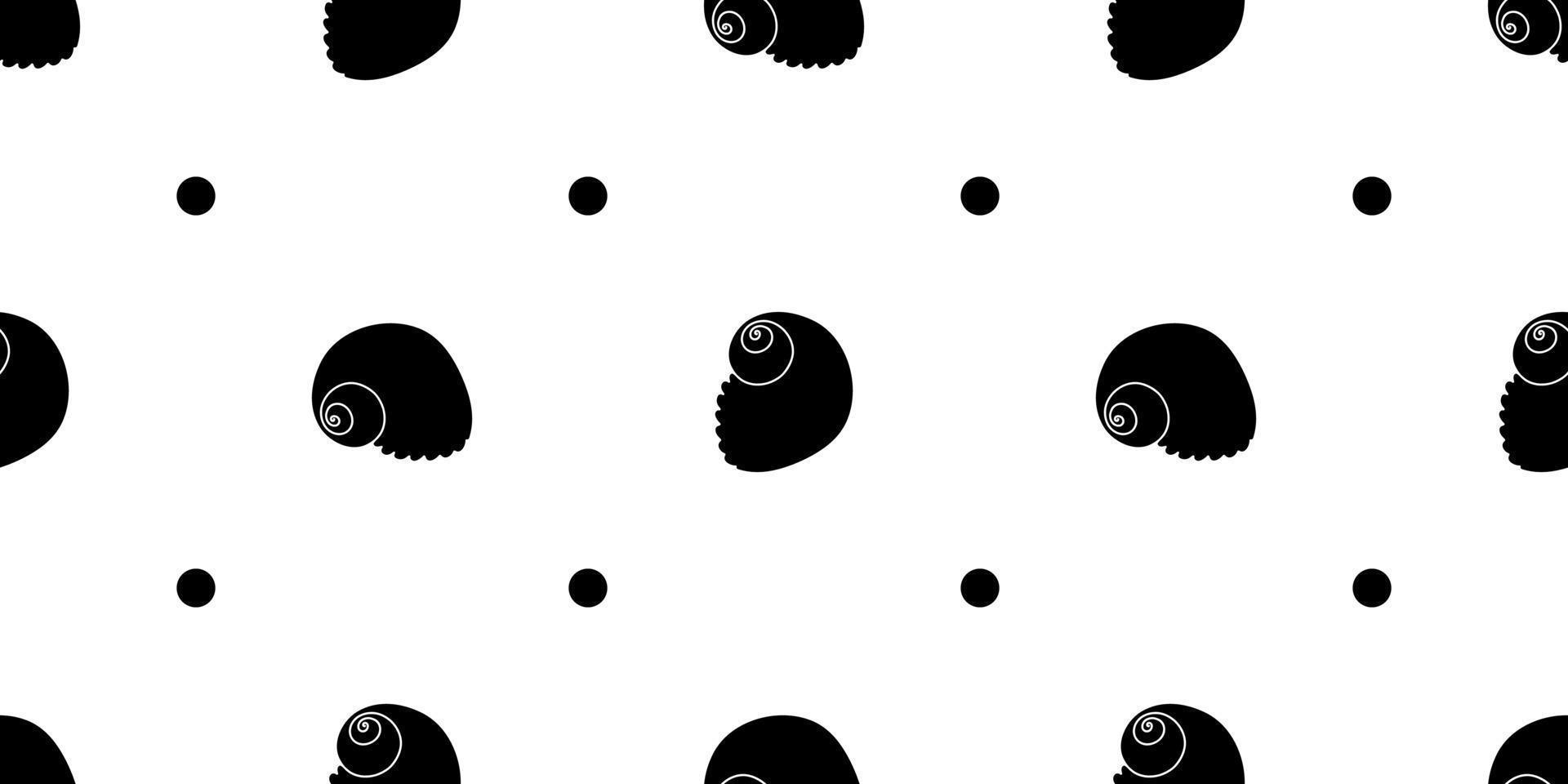 Vector seamless pattern. Line art sketch seashells. Isolated background. Decoration symbol of health calcium. Summer, sand and beach design. Repetitive ornament.
