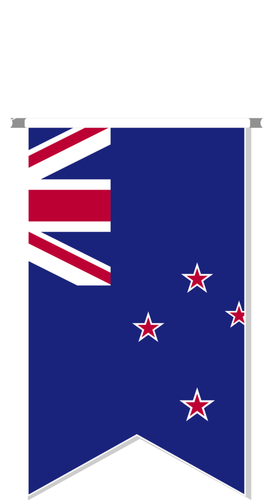 New Zealand flag in soccer pennant. png