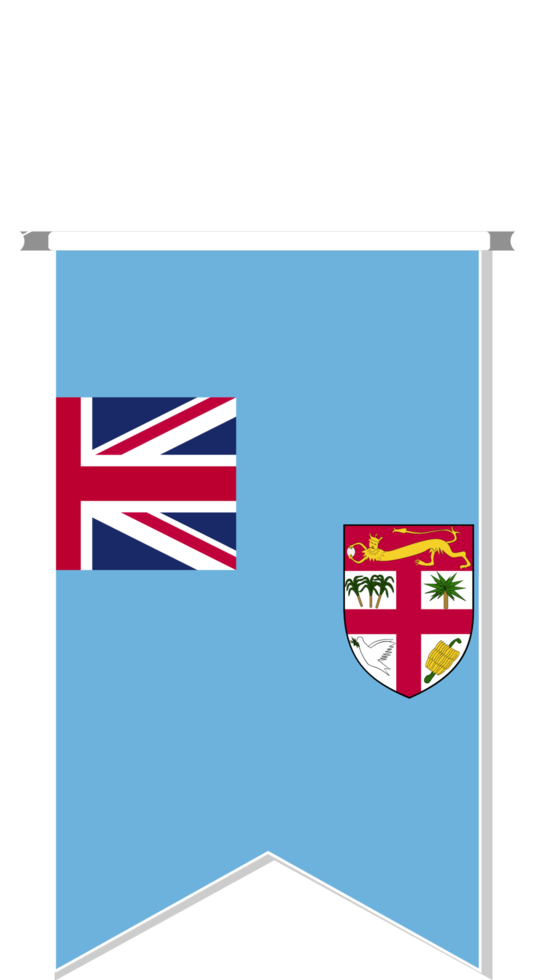 Fiji flag in soccer pennant. png