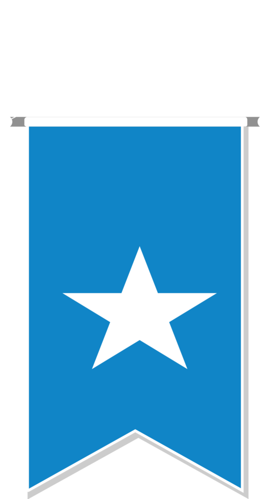 Somalië vlag in voetbal wimpel. png