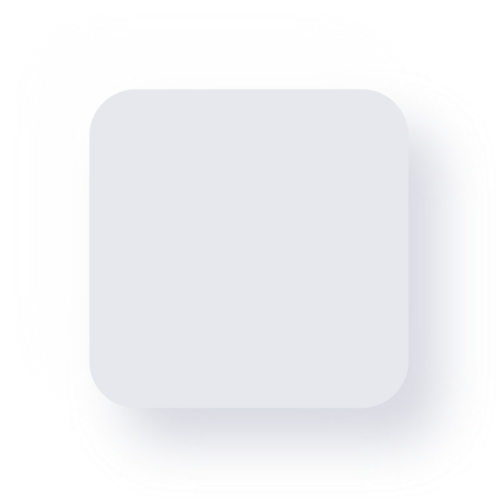 Neumorphic Square Button png