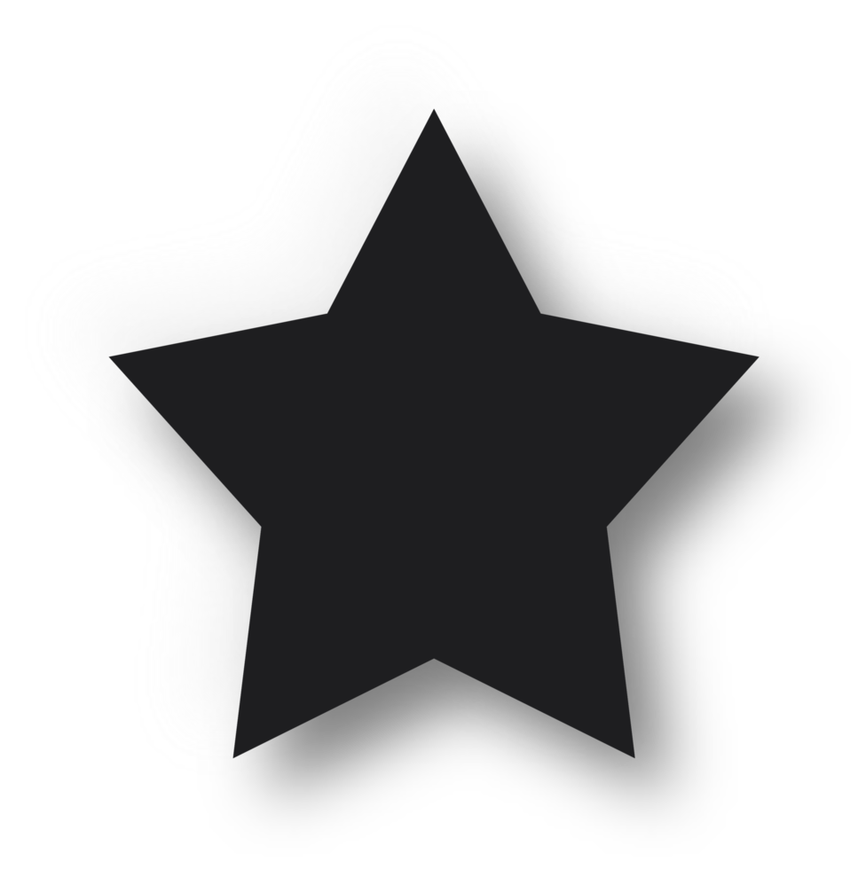 bouton étoile neumorphique png