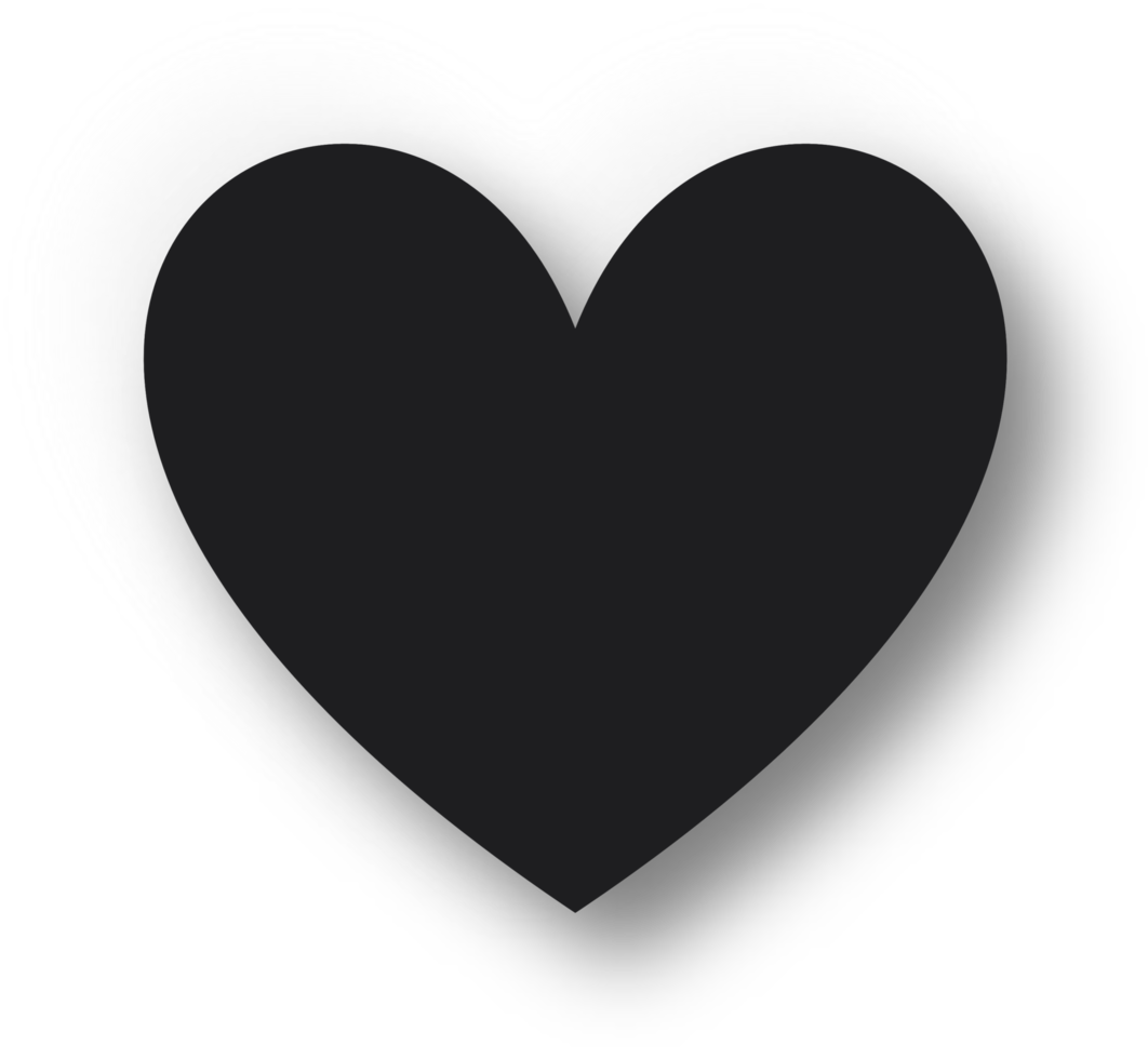 Neumorphic Heart Button png