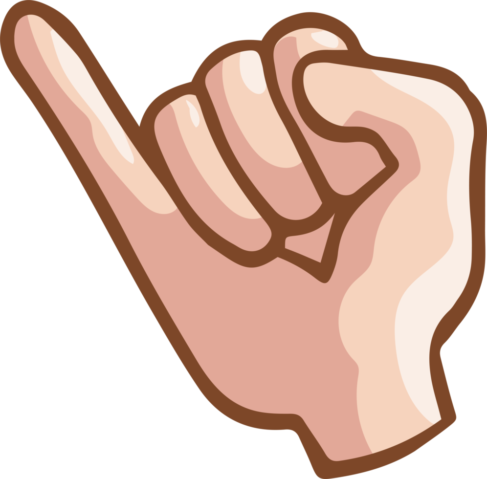 Hand Gesture Cartoon png