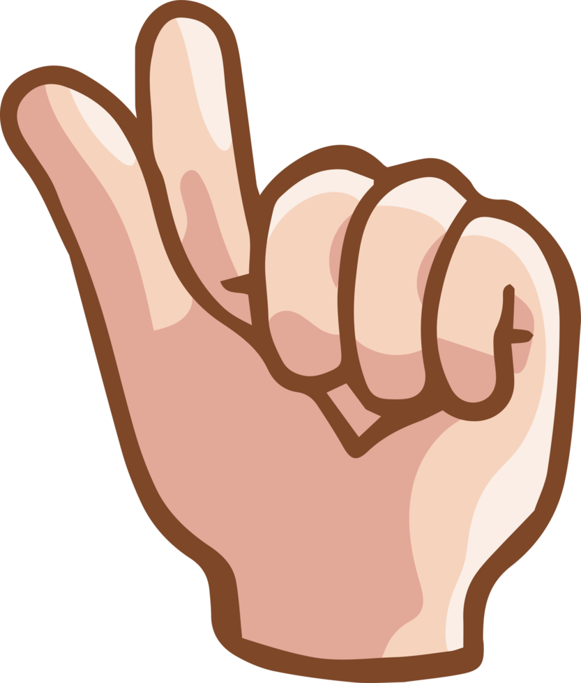 Hand Gesture Cartoon png