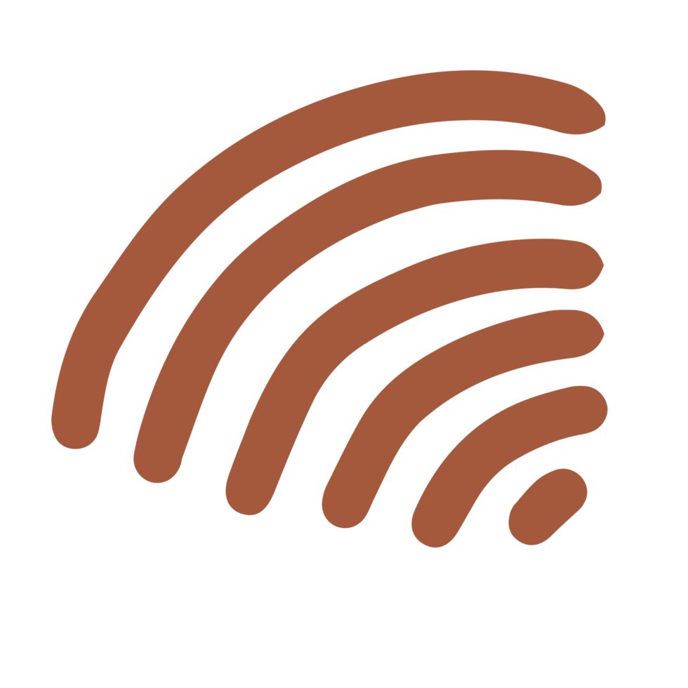 Hand drawn Abstract striped Shape png