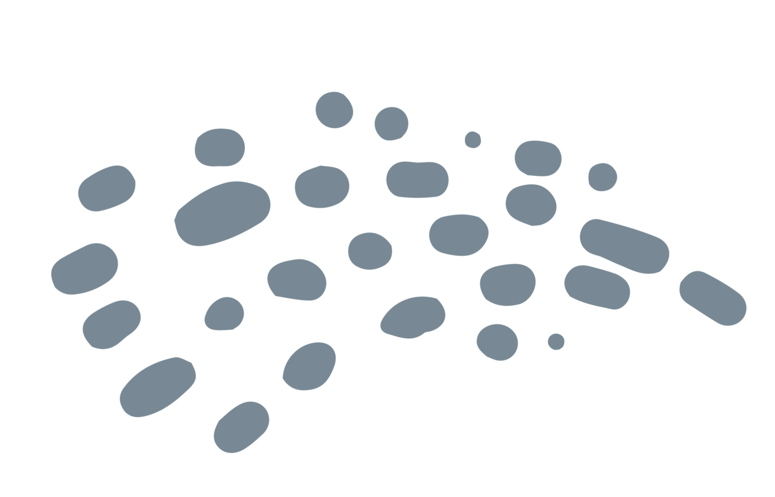 Hand drawn Abstract Dot Shape png