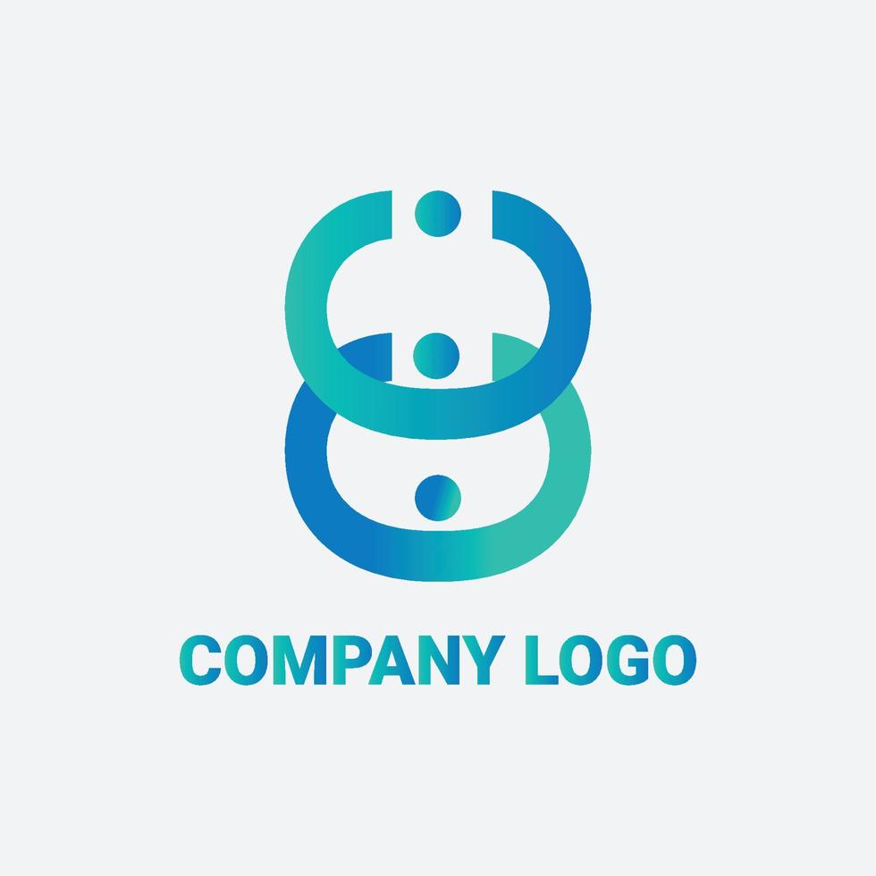 elemento de plantilla de diseño de logotipo de vector plano y negocio abstracto de logotipo creativo.