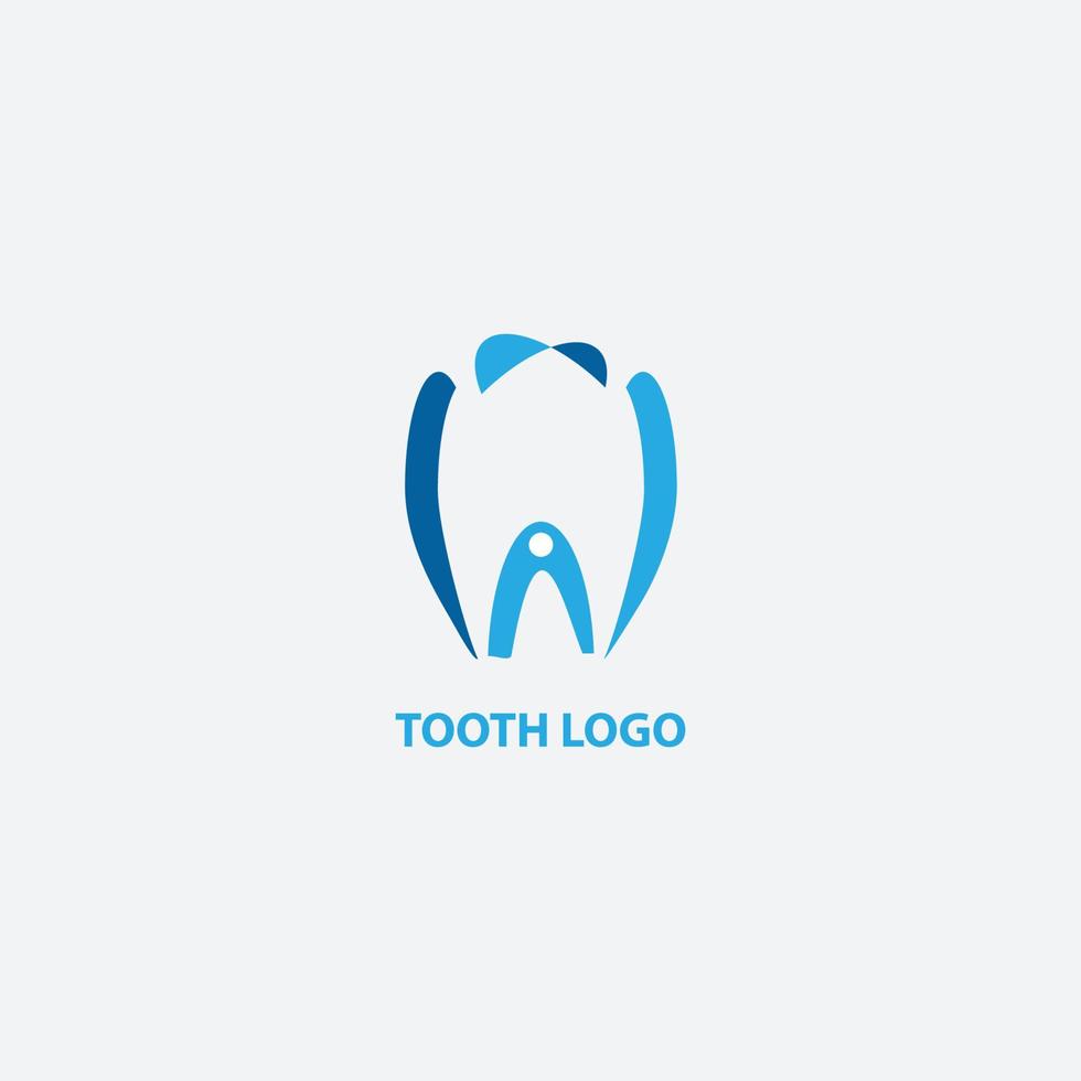 Dental Clinic Logo Tooth abstract design vector template Dentist stomatology medical doctor Modern Tooth Logo