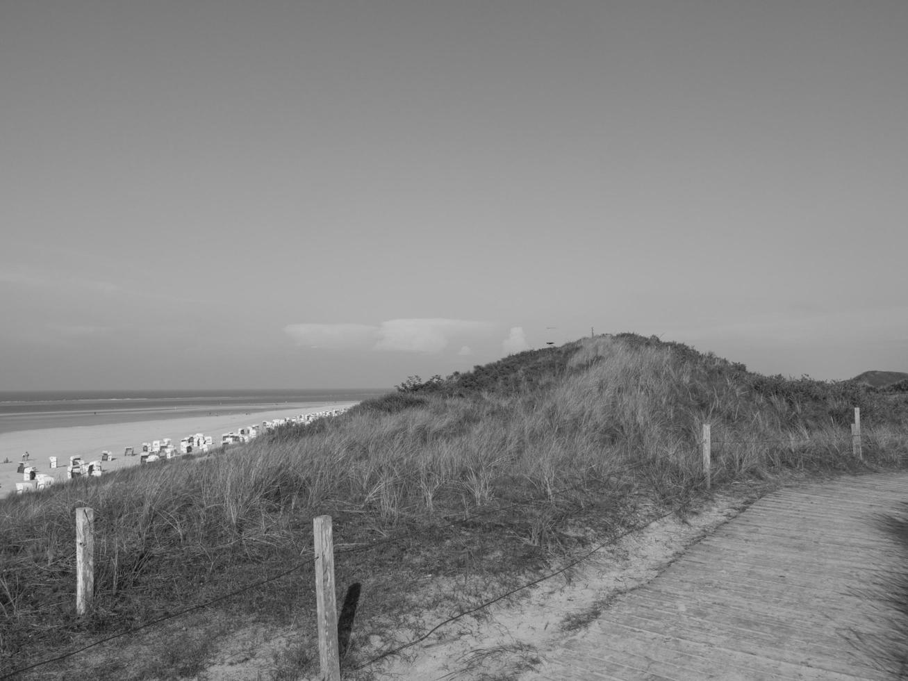 spiekeroog island in the north sea photo