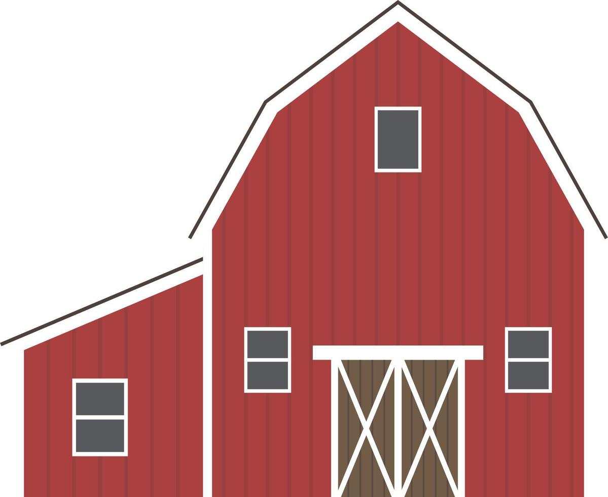 barn vector illustration