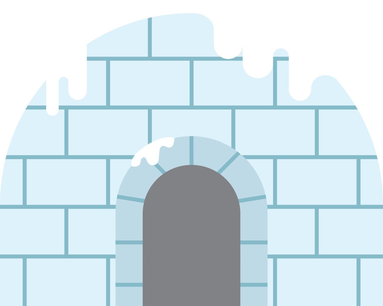 igloo vector illustration