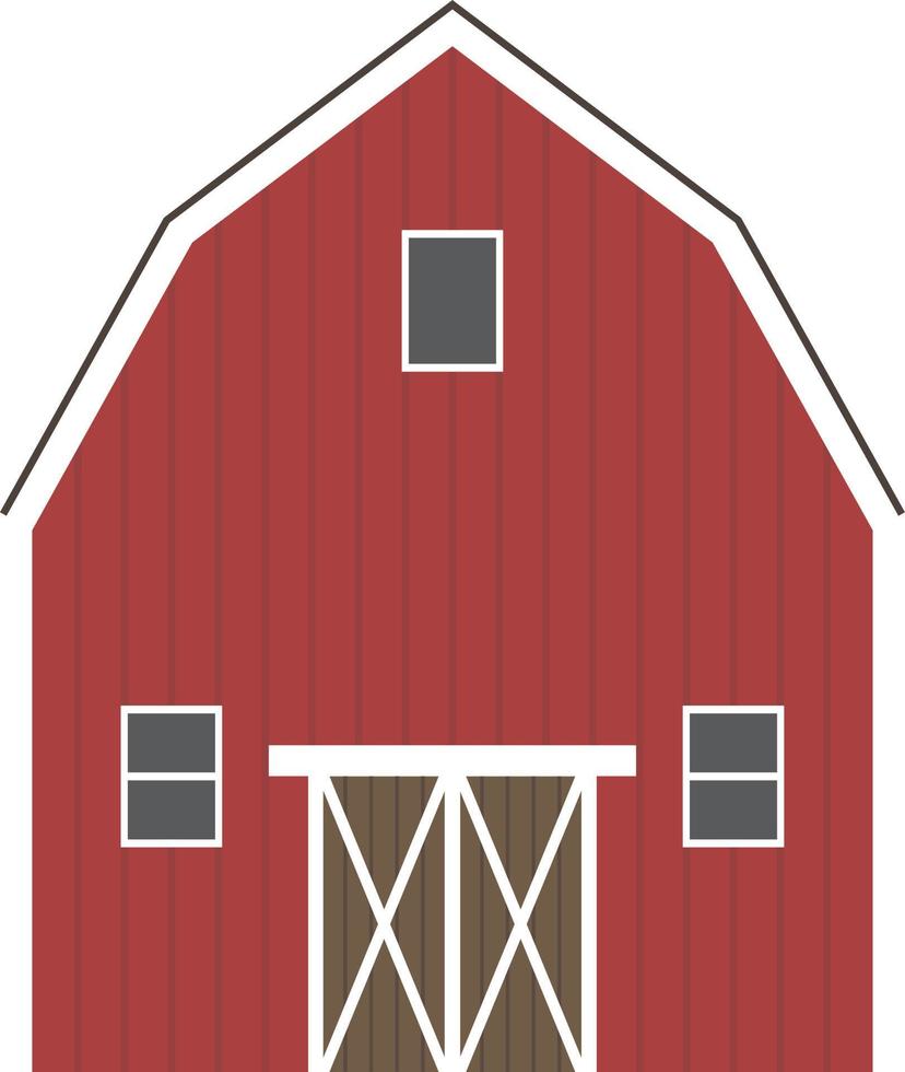 barn vector illustration