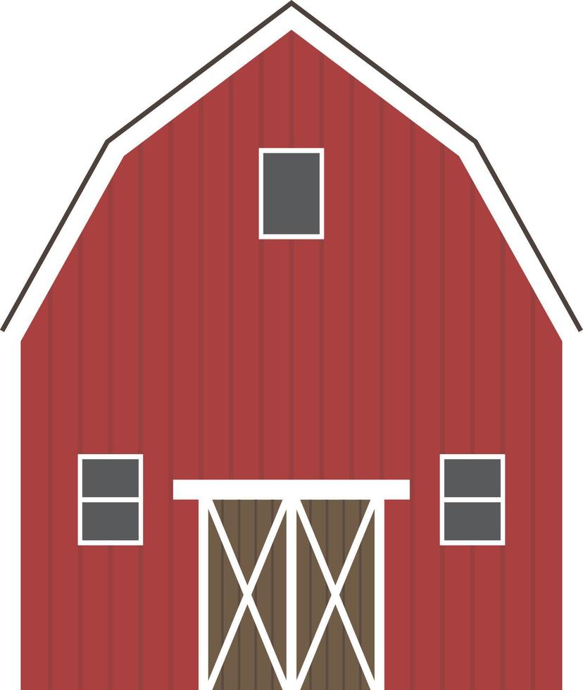 barn vector illustration