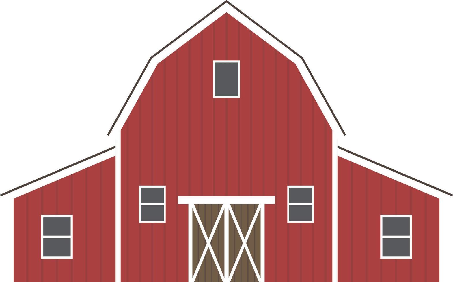 barn vector illustration