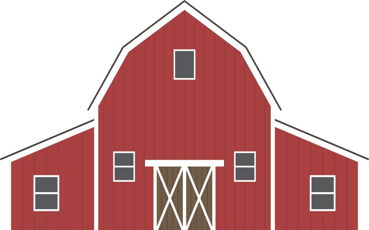 barn vector illustration