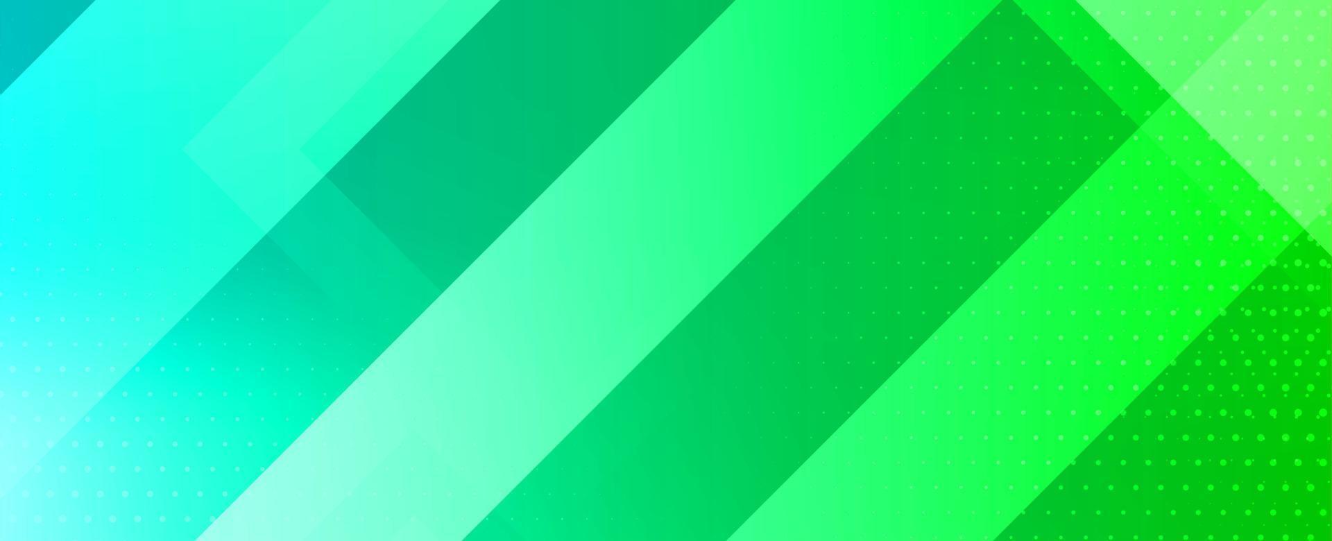 abstract geometric green modern decorative stylish banner background vector