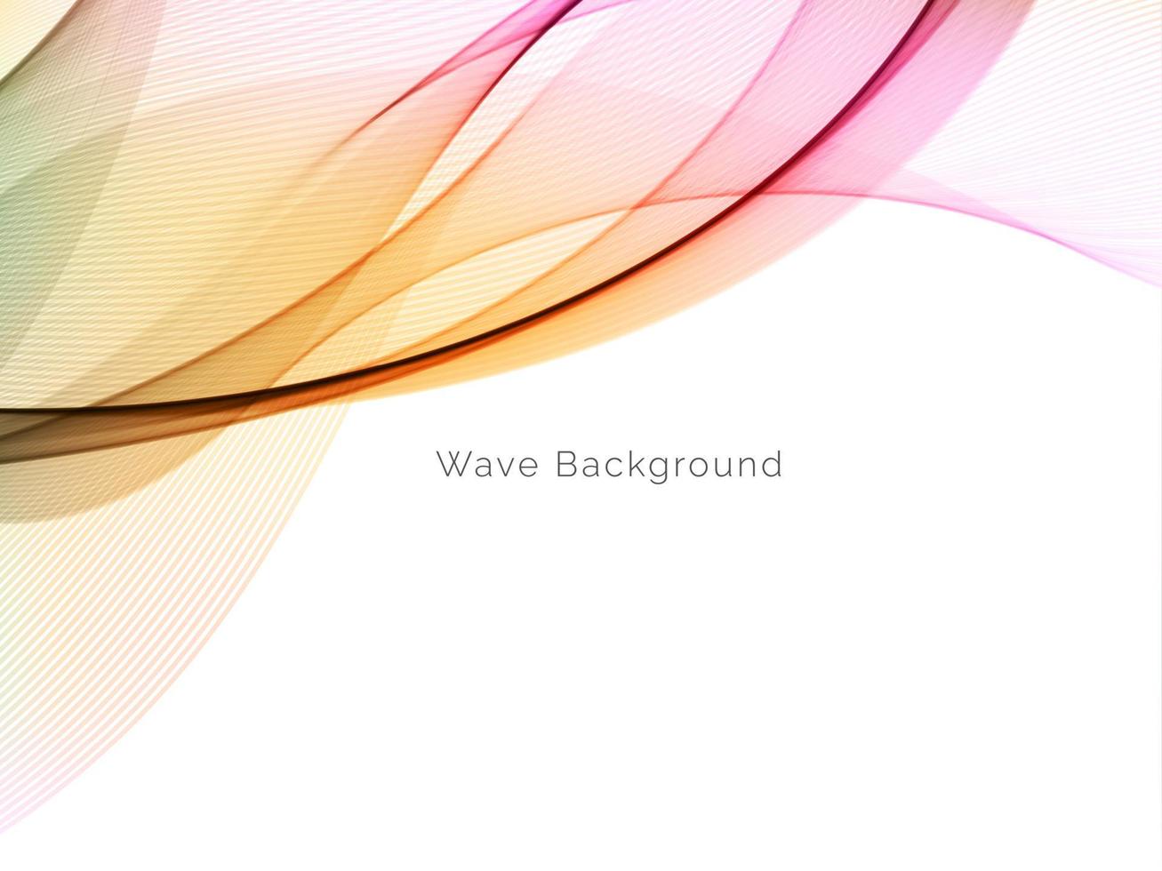 colorful motion wave style abstract background vector