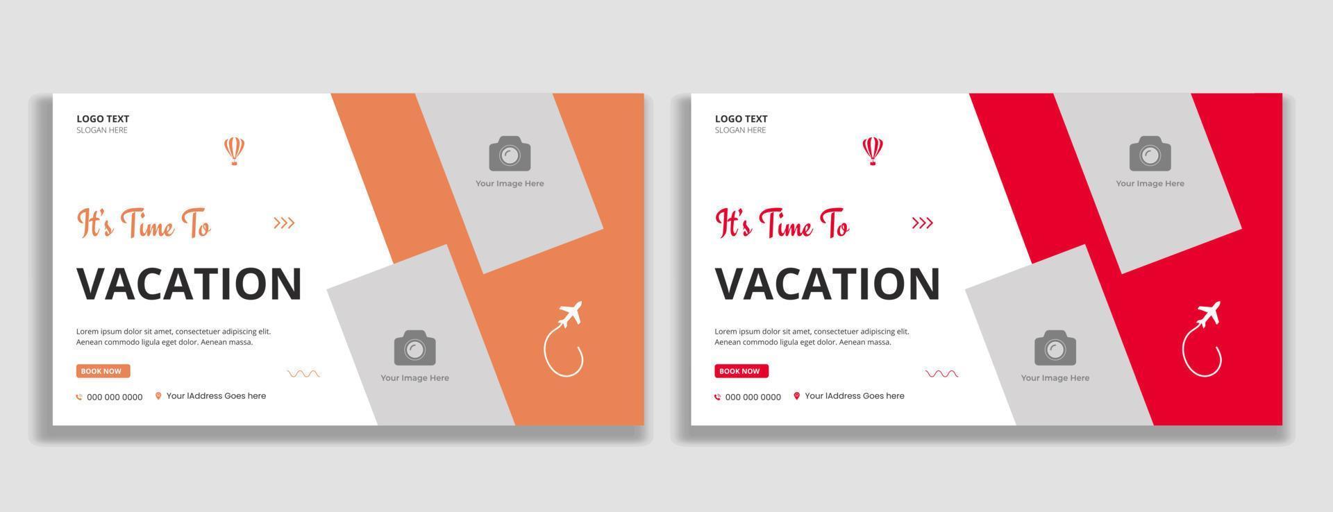 Travel Agency Thumbnail And Social Media Post Banner vector