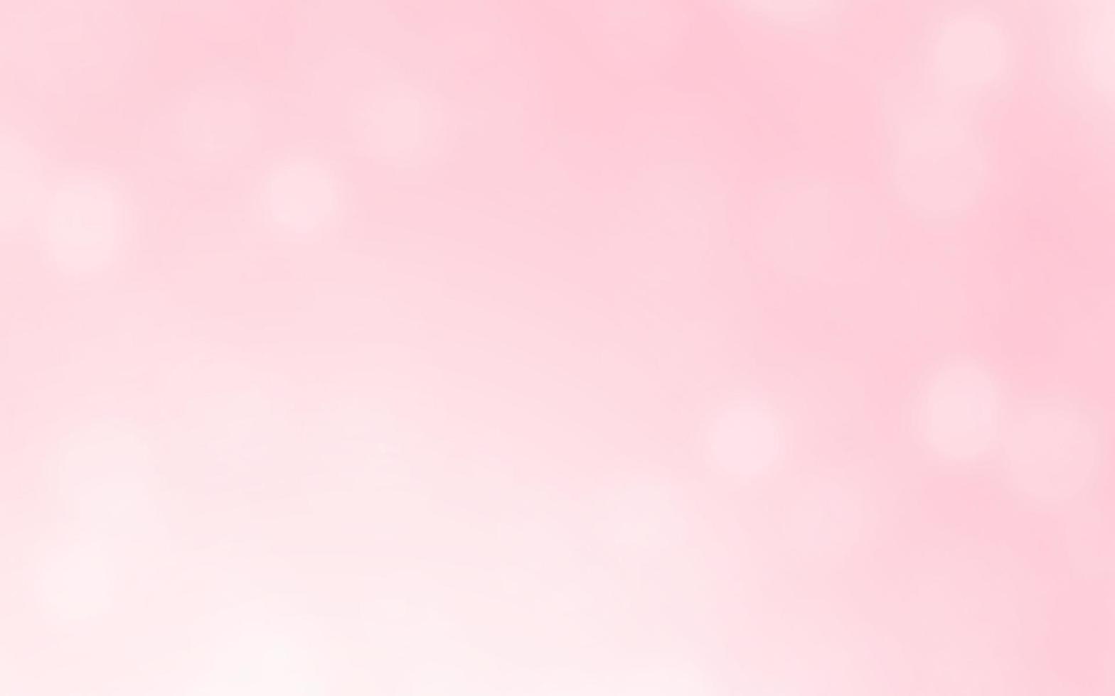Pink background with bokeh. Vector illustration