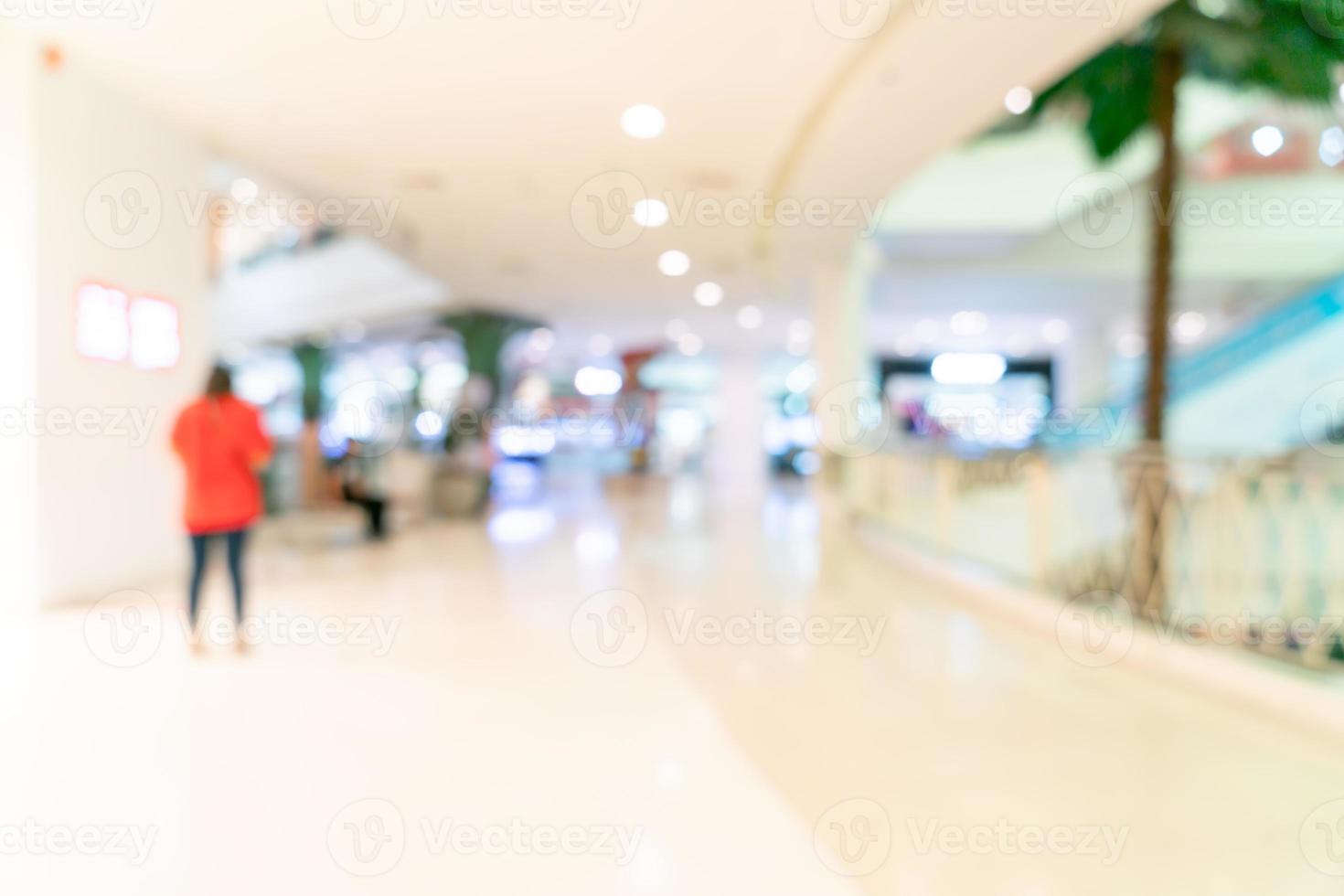 abstract blur shop and retail store in shopping mall photo