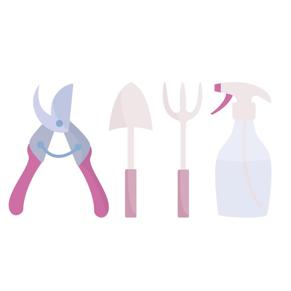 gardening tools set vector