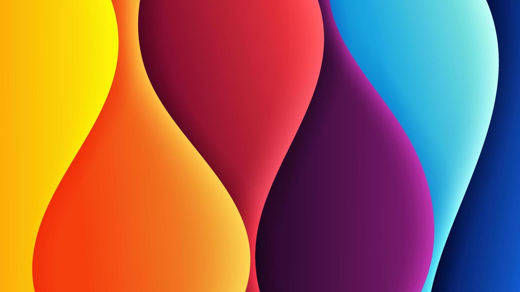 Fondo abstracto vectorial con capa superpuesta y sombra dinámica en el fondo. Fondo vectorial para papel tapiz, banner, fondo. eps 10 vector