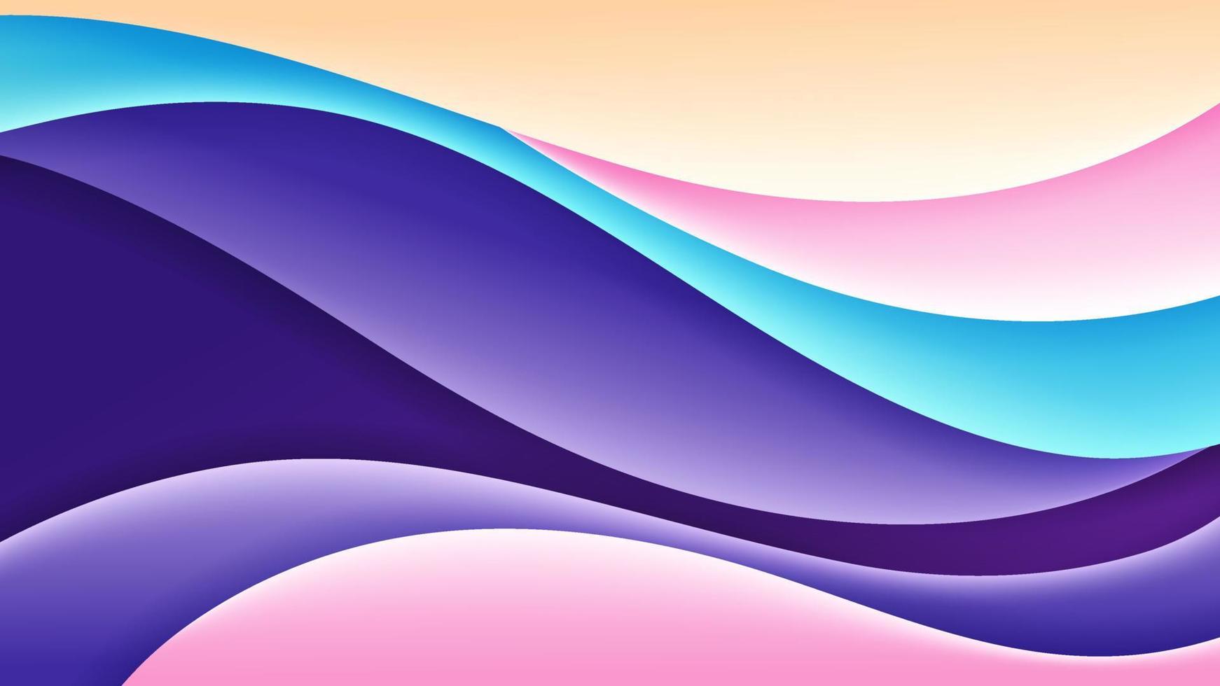 Vector abstract background with overlap layer and dynamic shadow on