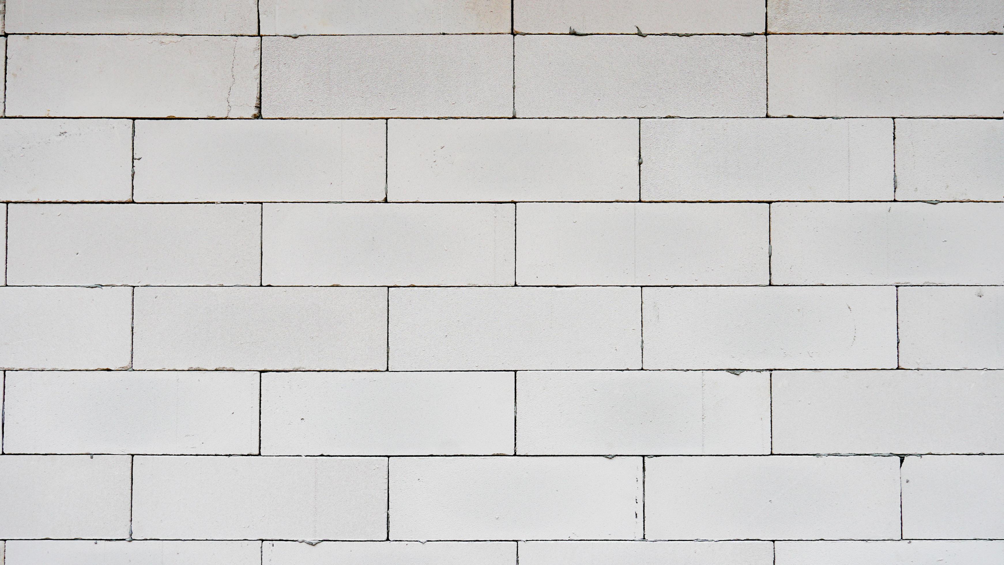 Background and texture surface of lightweight brick. Build a house wall