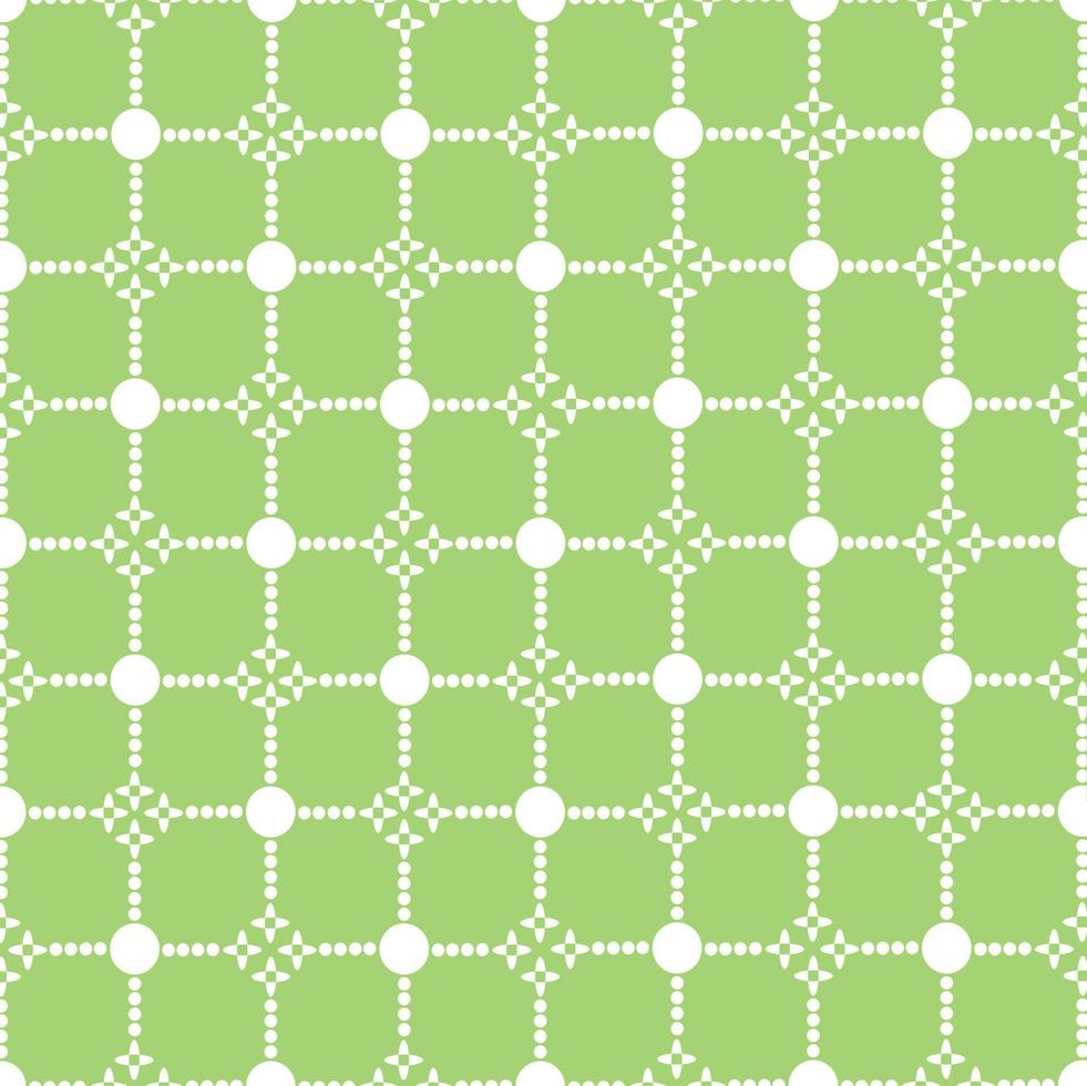 Abstract Green Background Illustration White Dot Pattern vector
