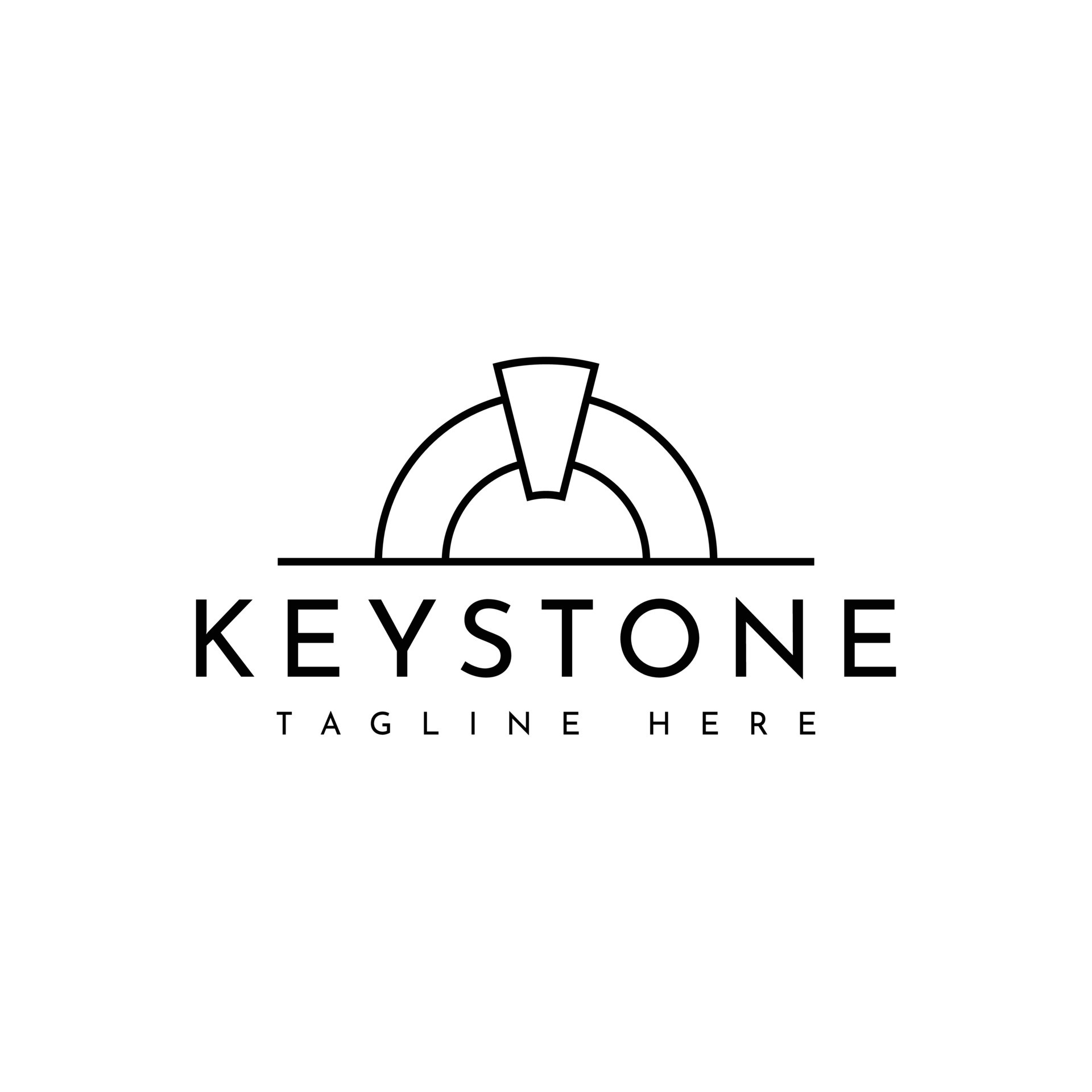 diseño de logotipo keystone creativo 11892122 Vector en Vecteezy