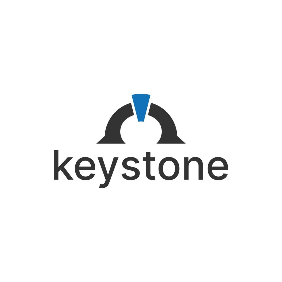 diseño de logotipo keystone creativo vector